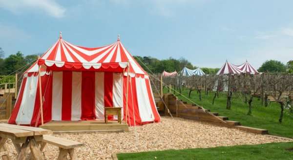 Knights Glamping at Leeds Castle