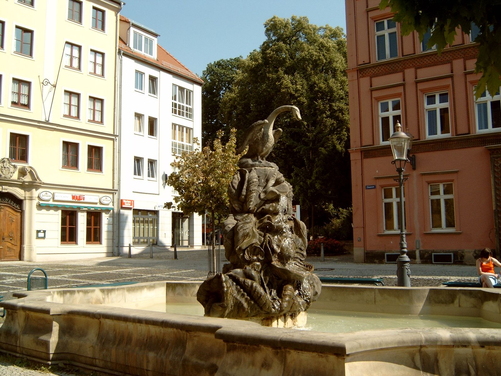 Labutí kašna (Schwanenbrunnen)